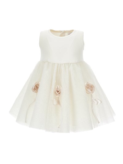 Monnalisa BABY ABITO - Vestito elegante - panna