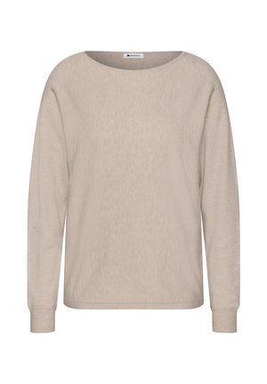 Street One, DOLMAN PULLOVER MIT BOAT NECK - Jumper - clay sand mel