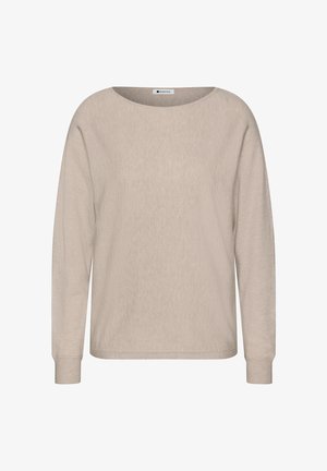 Street One, DOLMAN PULLOVER MIT BOAT NECK - Pullover - clay sand mel