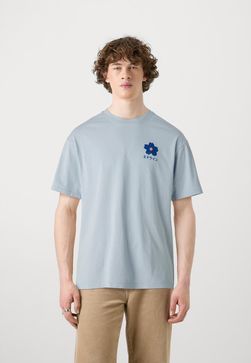 Edwin HANADOROBO UNISEX - Print T-shirt - kentucky blue