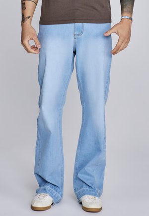 FLARE  - Straight leg -farkut - washed light blue