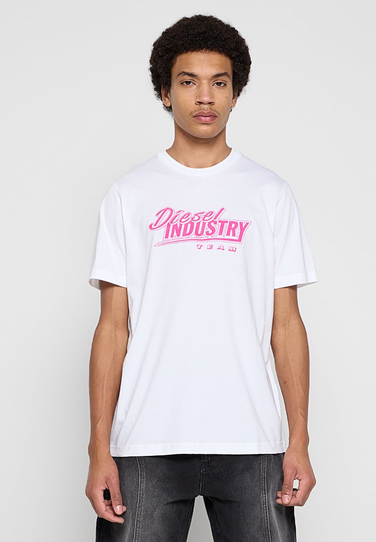Diesel T-shirt print wit
