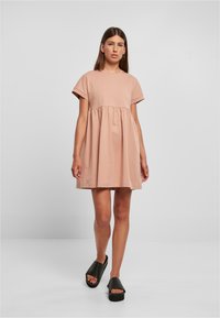 Urban Classics EMPIRE VALANCE TEE - Dnevna haljina - amber