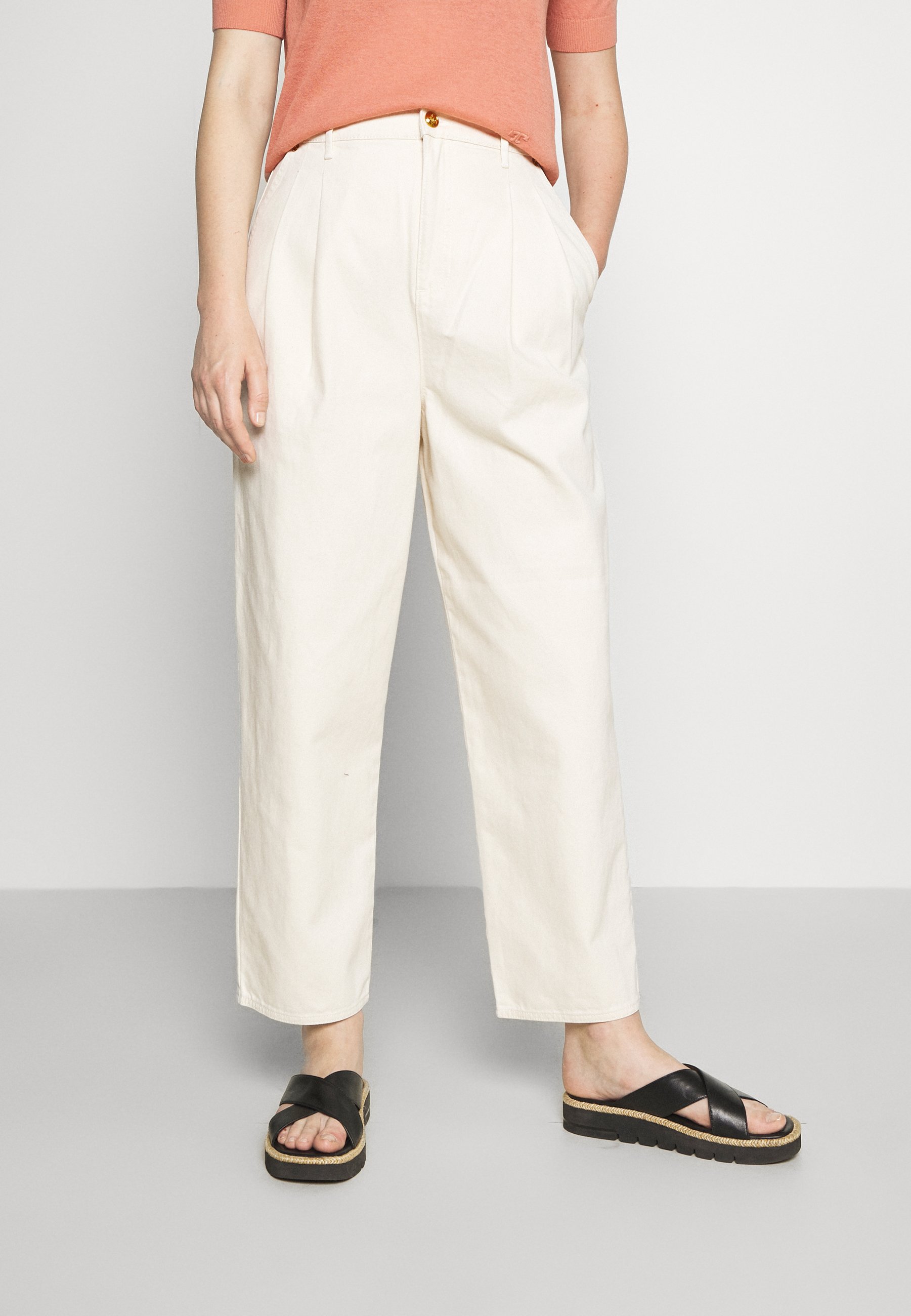 tory burch white denim