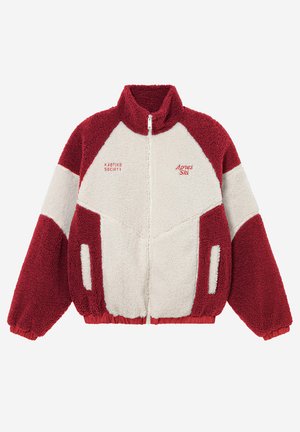 Kaotiko, APRES SKI FLEECE JACKET - Яке от полар - ivory/red