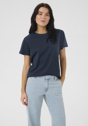 HANNE TEE - Basic T-shirt - dark sapphire blue