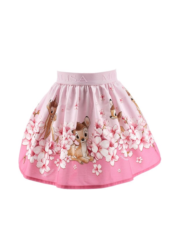 GONNA ROMANTICA CERBIATTO - A-line skirt - rosa fairytale