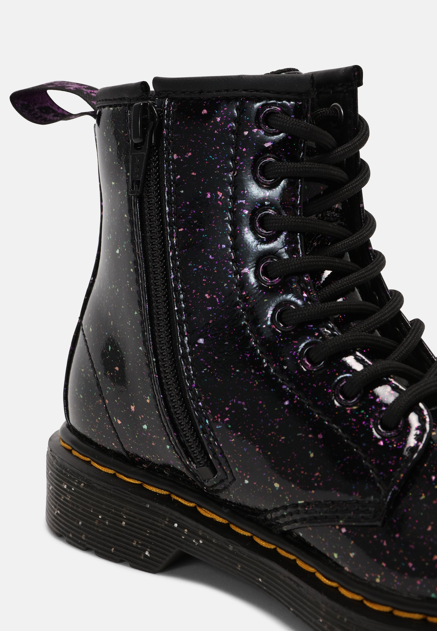 purple glitter dms