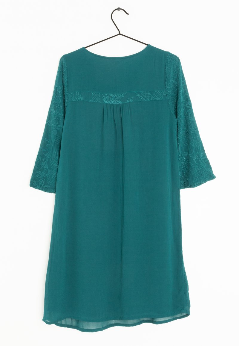 white stuff green dress Claudia Fabric Mix Dress – Nicholls