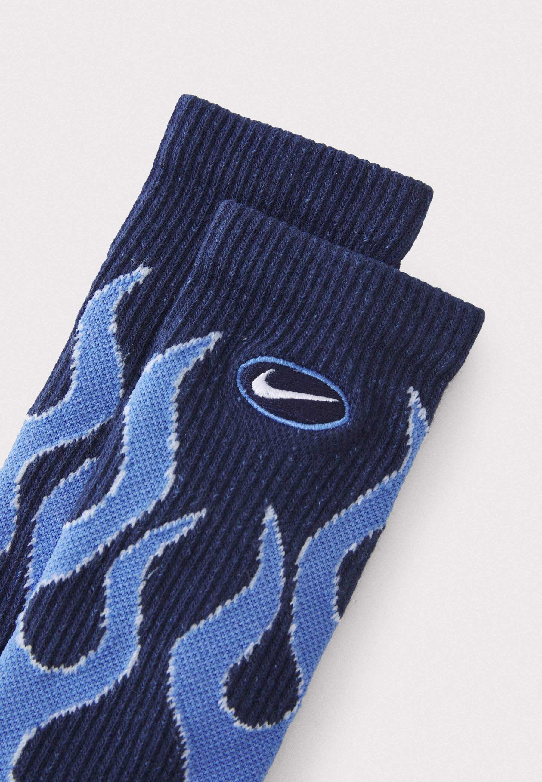 blue camo nike socks
