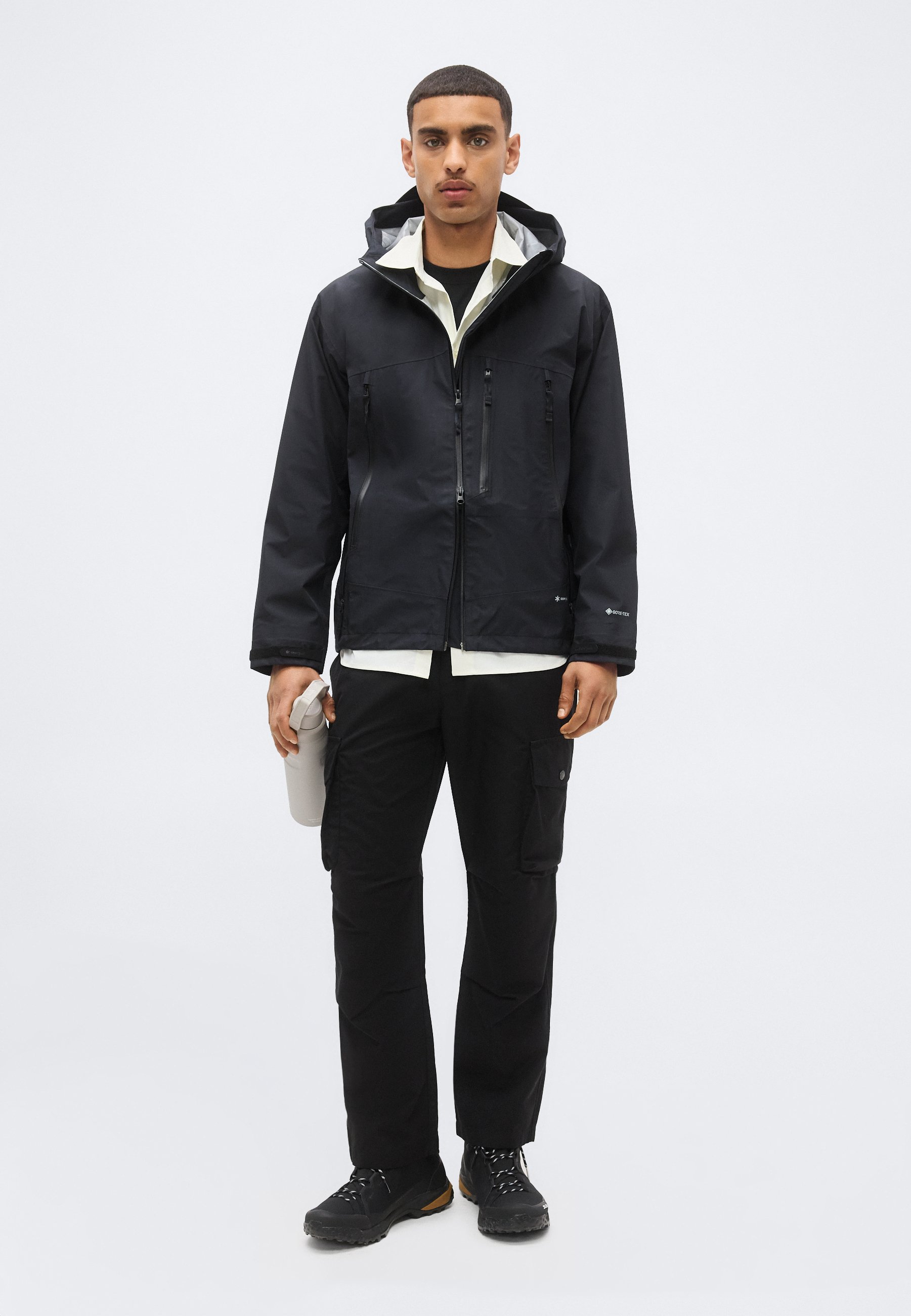 Snow Peak GORE-TEX RAIN JACKET - Hardshell jacket - black - Zalando.ie