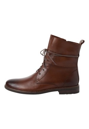 Marco Tozzi, MARCO TOZZI STIEFELETTE 2-25133-41 - Členkové šnurovacie čižmy - chestnut