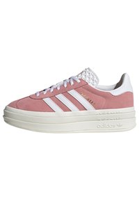 adidas Originals - GAZELLE BOLD - Matalavartiset tennarit - super pop   cloud white   core white Pienoiskuva 1