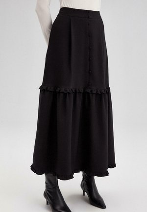 Touché Privé Maxi skirt - black