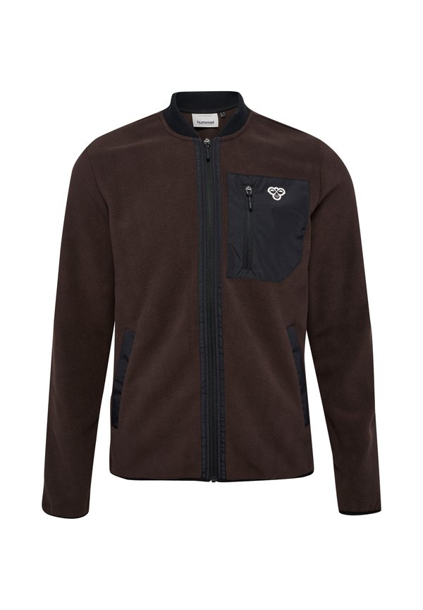 Fleecejacke - chocolate plum