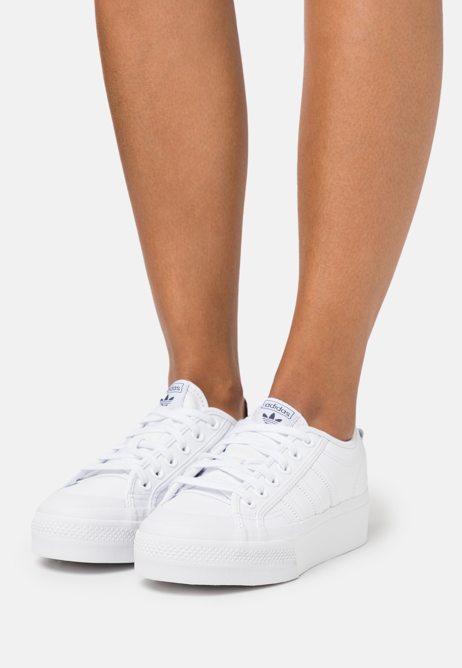 adidas Originals NIZZA SPORTS INSPIRED SHOES - Sneakers laag - footwear  white/core black/wit - Zalando.nl