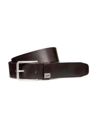 Lee SMALL LOGO - Riem - braun leder