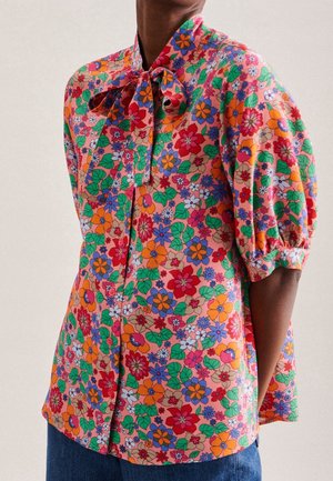 Overhemdblouse - salmon