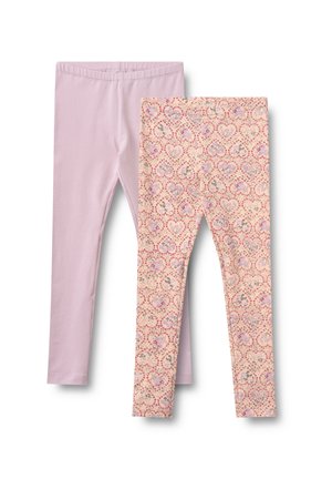 Wheat, 2 LEGGINGS JULES - Leggings - Hosen - magenta heart flowers