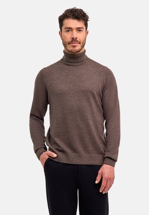 PULLOVER - Maglione - brown mel