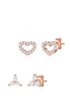 PACK OF 2 STECKER MODESCHSTECKER - Øreringe - rose gold-coloured