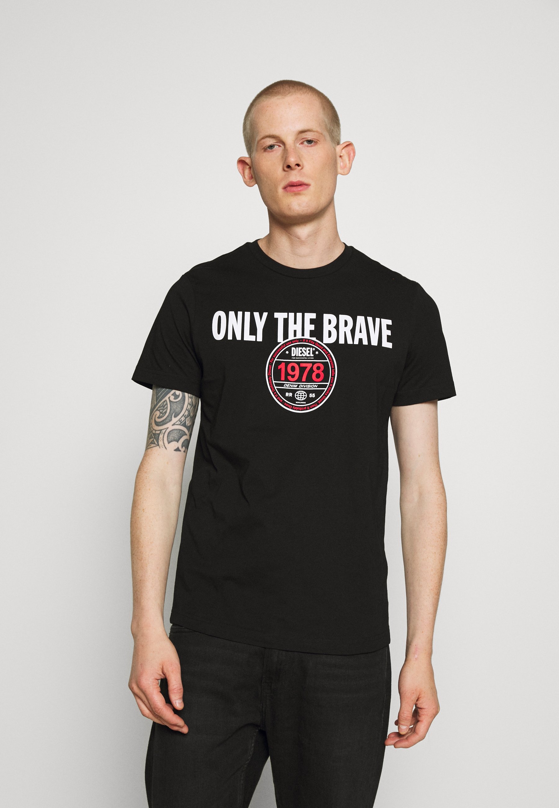 Diesel T-DIEGOS-K35 T-SHIRT - Print T-shirt - black - Zalando.co.uk