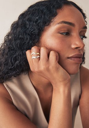 Next, REGULAR FIT  2 PACK - Ring - silver coloured and gold coloured