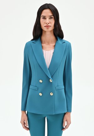 DOPPIOPETTO - Blazer - blu ottanio