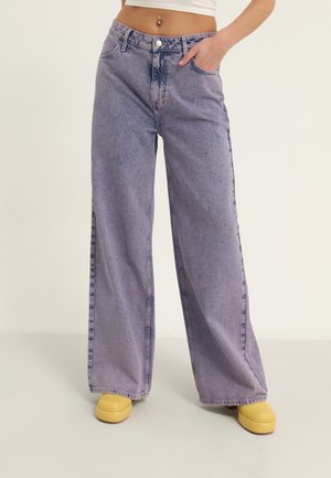 Flared jeans - purple