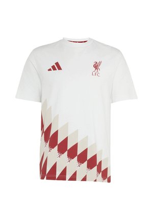 adidas Performance, ADIDAS PERFORMANCE LIVERPOOL FC STADIUM GRAPHIC T-SHIRT - Tekninen t-paita - white active maroon