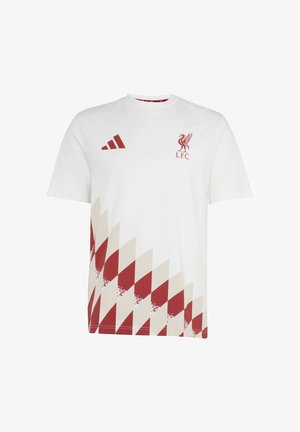 adidas Performance, ADIDAS PERFORMANCE LIVERPOOL FC STADIUM GRAPHIC T-SHIRT - Sportovní tričko - white active maroon