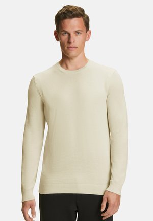 FALKE, BASIC CREW NECK - Trui - ivory