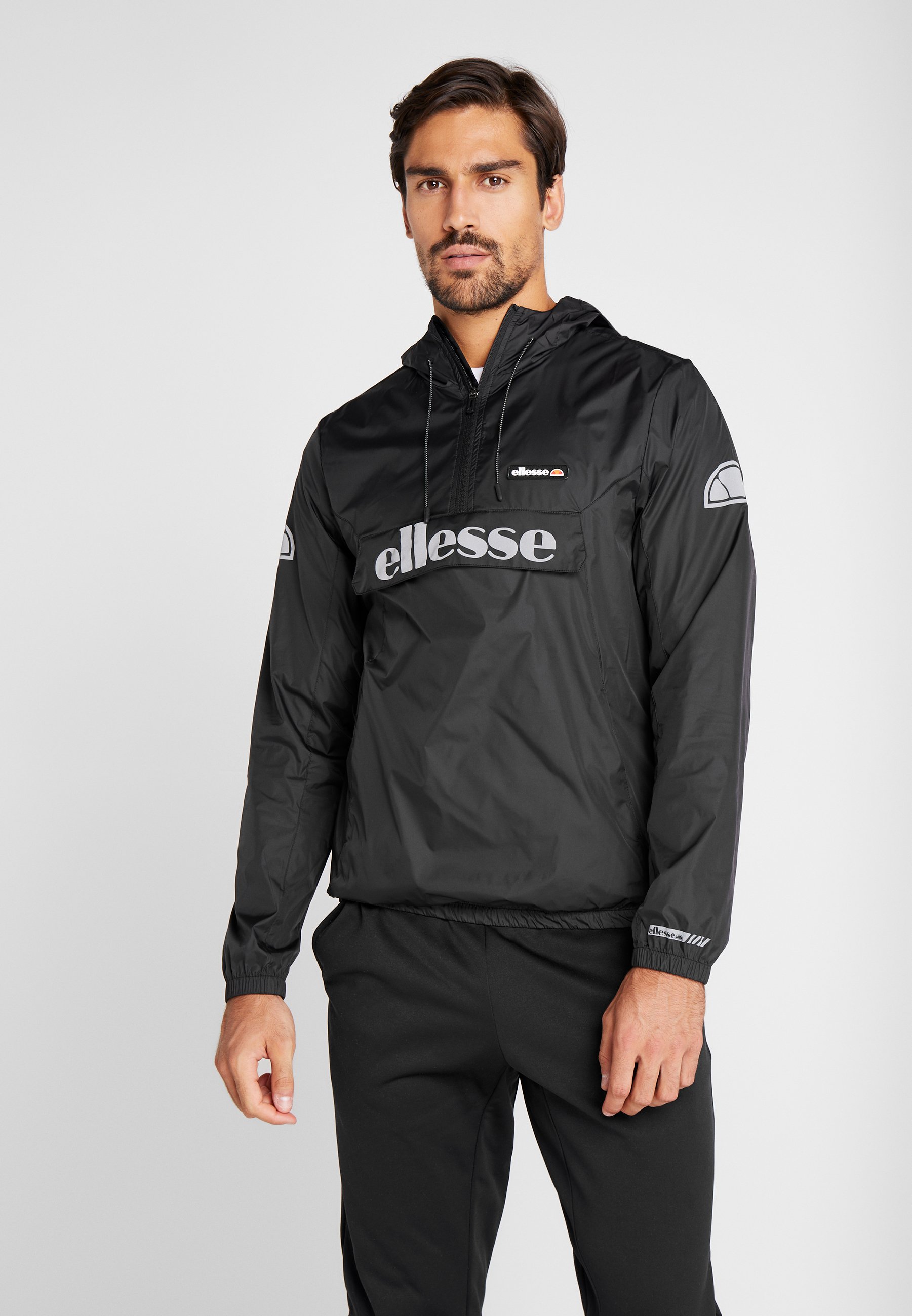 ellesse windbreaker schwarz