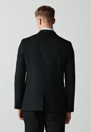 Next, SLIM FIT - TEXTURED SUIT JACKET WITH BROOCH . - Veste de costume - black