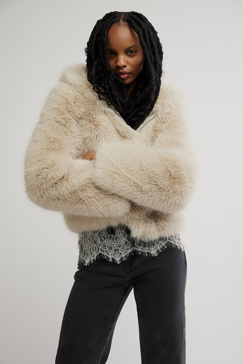 Free People LOUDER  - Winterjacke - ivory