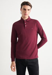 Tommy Hilfiger SLIM - Topper langermet - deep rouge