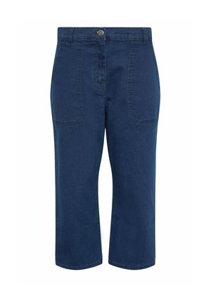 M&Co, WOMEN'S CROPPED JEANS - Jean flare - navy