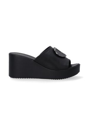 VENEZIA, Mules med hæl - black