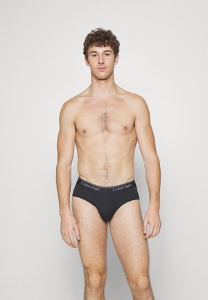 Calvin Klein Underwear HIP MICRO STRETCH 3 PACK - Slip - black