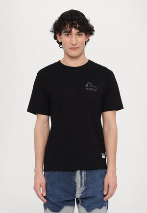 Evisu LOGO TEE - Paprasti marškinėliai - black