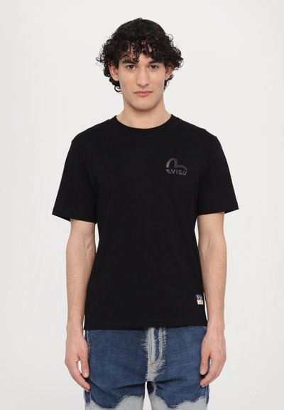 Evisu LOGO TEE - Tricou basic - black