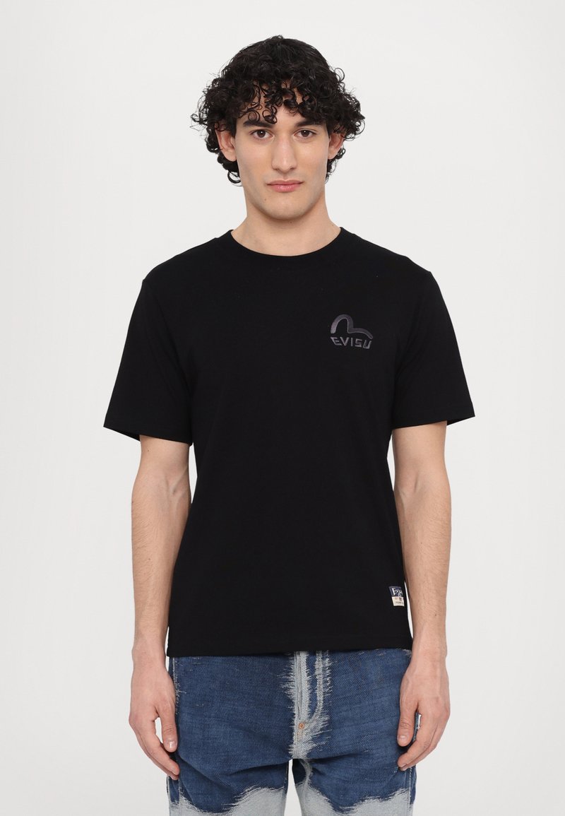 Evisu LOGO TEE - Basic póló - black