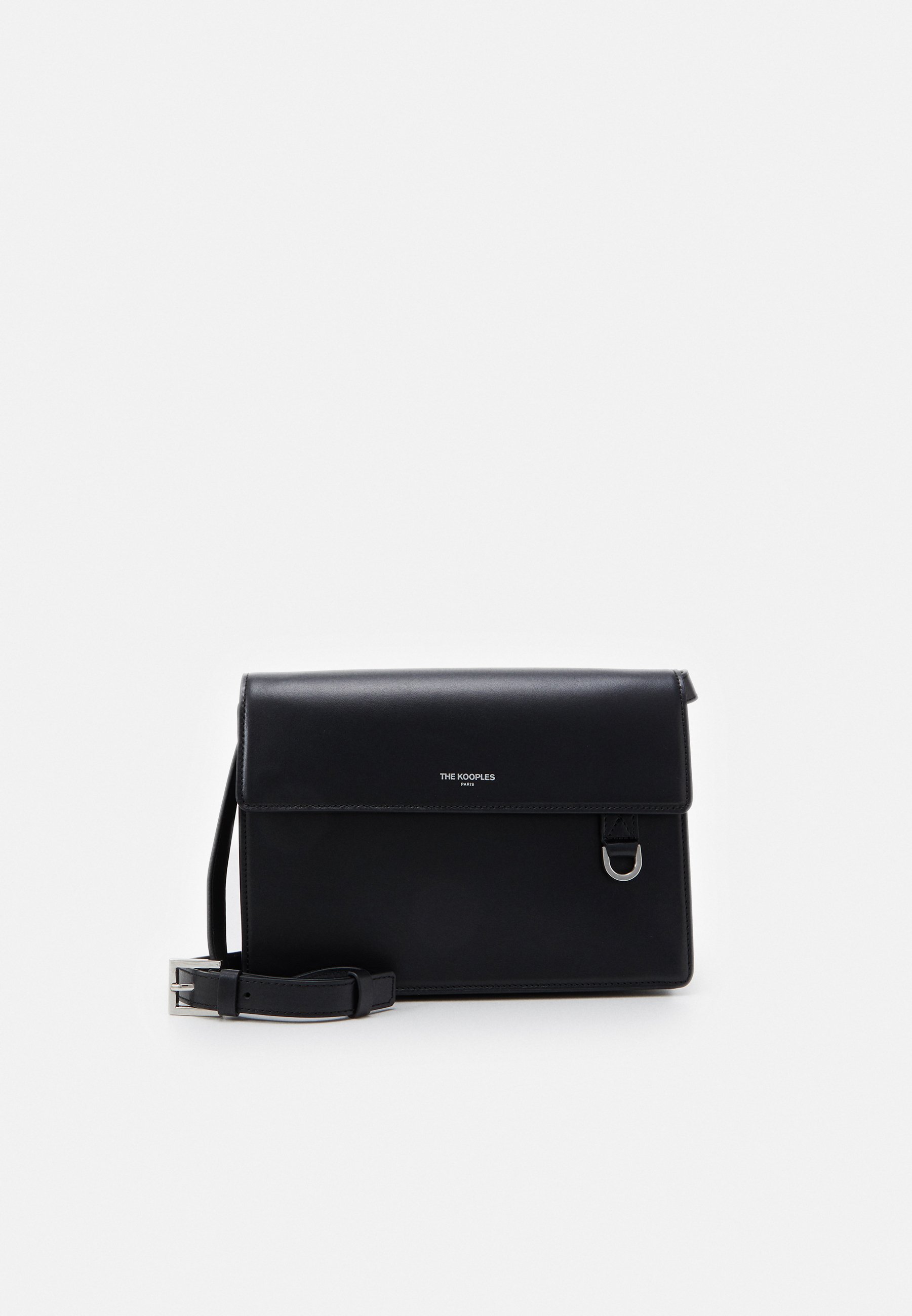 Ceinture The Kooples - Taille 1 (81-89 Cm) - Cuir Noir - Style Western Avec Pochette - Neuve Avec étiquettes