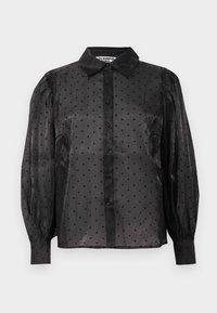 HEART BLOUSE - Nööpidega pluus - black