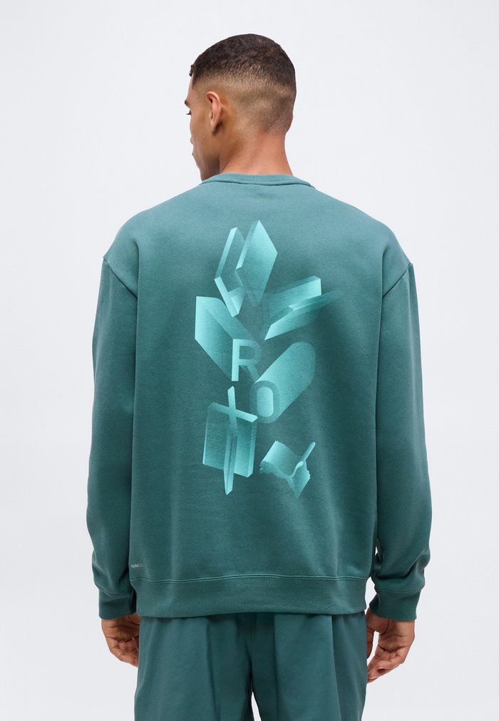 PUMA X HYROX HEAVYWEIGHT CREWNECK - Sweatshirt - herb garden