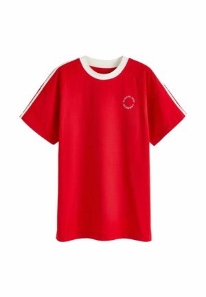 Next ACTIVE GRAPHIC REGULAR FIT - Apdrukāts T-krekls - red