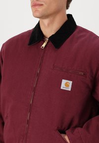 Carhartt WIP DETROIT JACKET - Zimska jakna - malbec/black aged