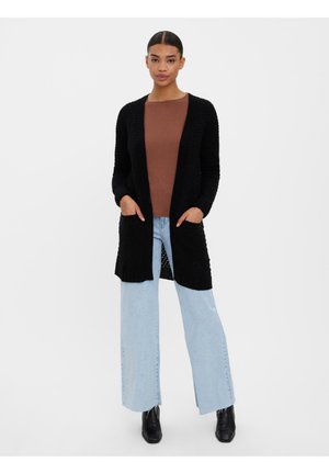 VMESME SURF OPEN CARDIGAN - Chaqueta de punto - black