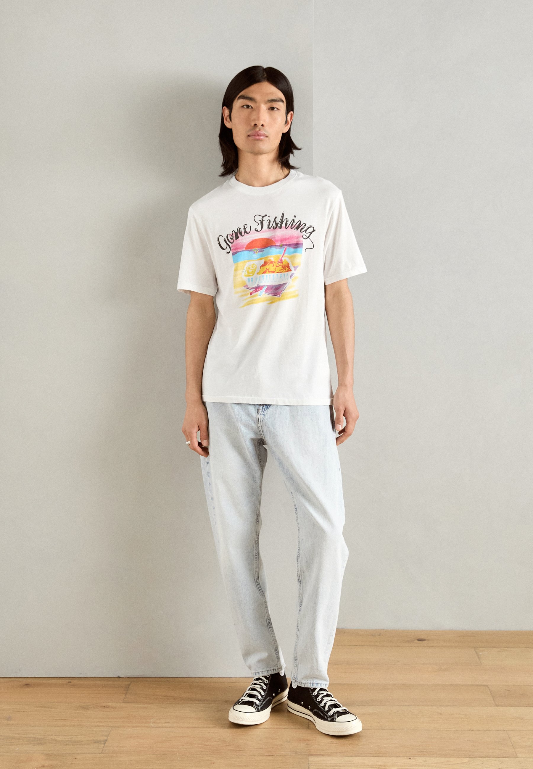 Scotch & Soda - T-shirt z nadrukiem/biały - Zalando.pl