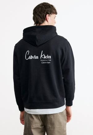 GRAPHIC HOODIE - Pulover s kapuco - black